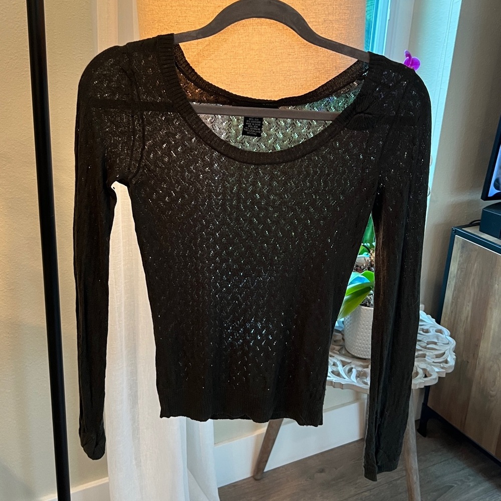 Sarah Spencer Silk Cashmere Scoopneck Knit XS